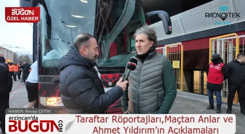 24 Erzincanspor MKE Ankaragücü Maçı Taraftar Röportajları,Maçtan Anlar-Ahmet Yıldırım Açıklamaları