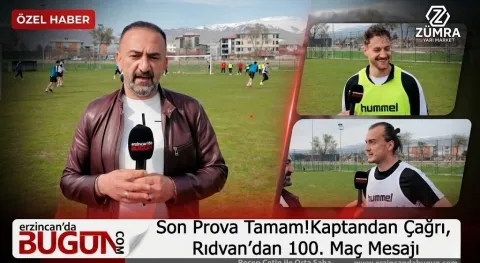 24 Erzincanspor’da Kaptan Artarslan’dan Çağrı,Rıdvan 100.Maçta.Ahmet Yıldırım’dan Kritik Açıklamalar