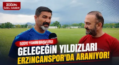 ERZİNCANSPOR ALTYAPISINA REKOR İLGİ! Fatih Cimimli: “500'e Yakın Başvuru Aldık”