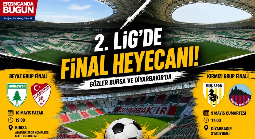 2. Lig’de Final Heyecanı: Gözler Bursa ve Diyarbakır’da