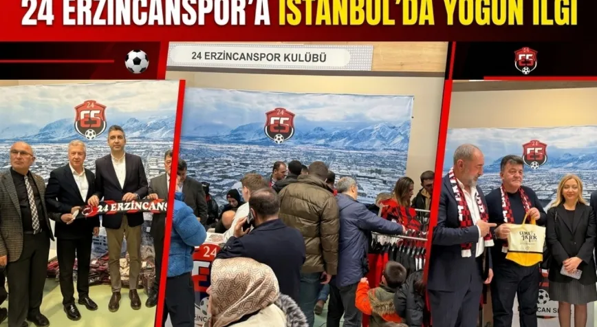 24 ERZİNCANSPOR’A İSTANBUL’DA YOĞUN İLGİ! TANITIM GÜNLERİNE DAMGA VURDU