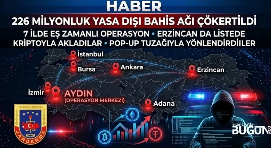 7 ilde Yasa Dışı Bahis Operasyonu: 226 Milyon Liralık Ağ Çökertildi