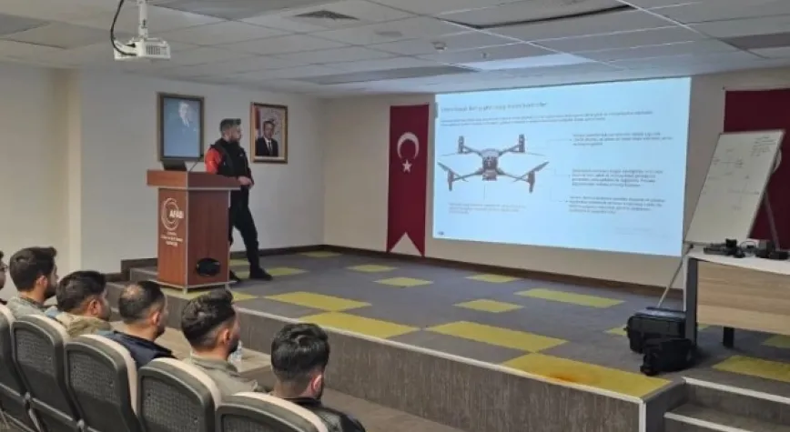 AFAD Personeline Drone Kullanım Eğitimi Verildi