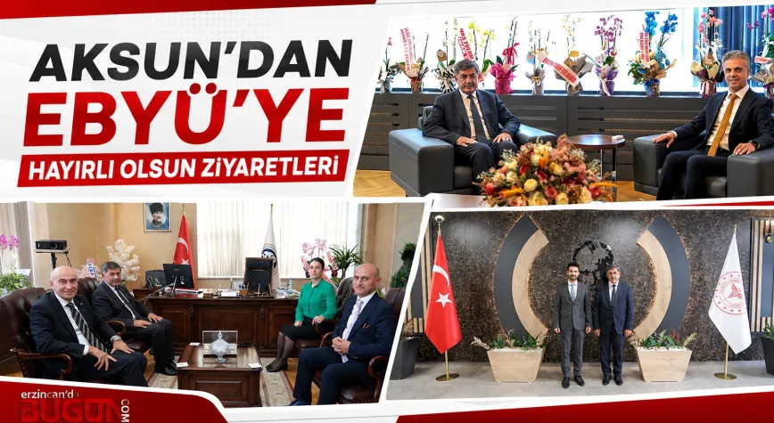 Başkan Bekir Aksun’dan EBYÜ’nün Yeni Yönetimine Hayırlı Olsun Ziyaretleri
