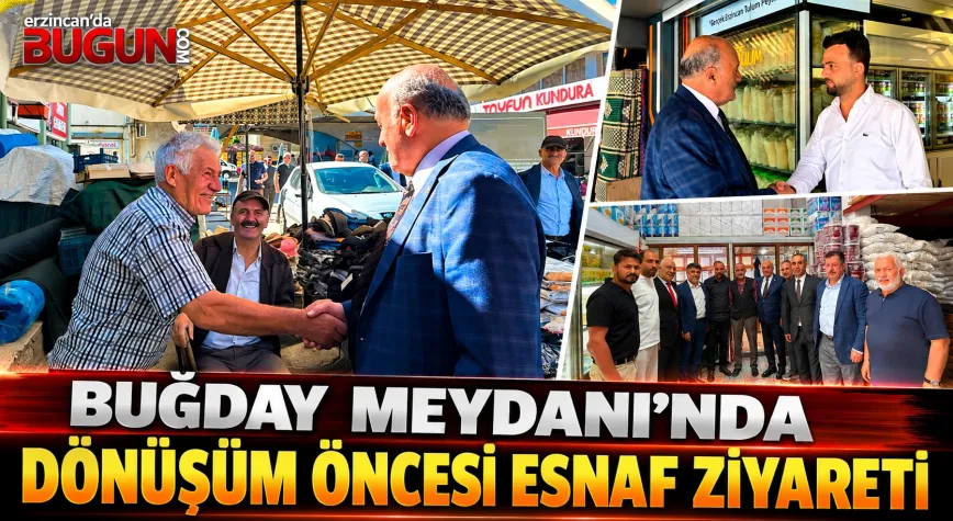 Buğday Meydanı’nda Dönüşüm Öncesi Esnafla İstişare