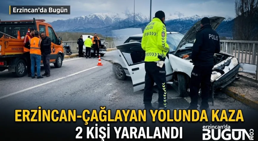 Çağlayan Yolu’nda Kaza: 2 Kişi Yaralandı