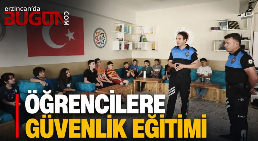 Değer Erzincan Müftülük Spor Kulübü Öğrencilerine Güvenlik Eğitimi