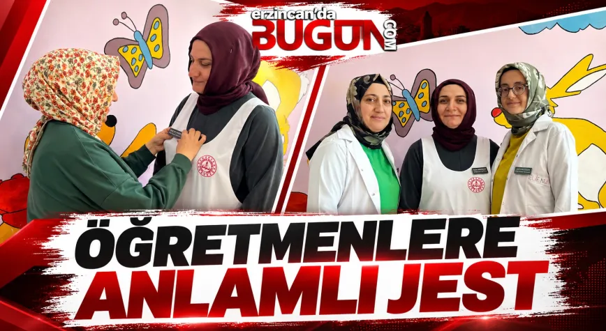 Demirkent TOKİ’de Öğretmenlere Anlamlı Jest: İsimlik Hediye Edildi