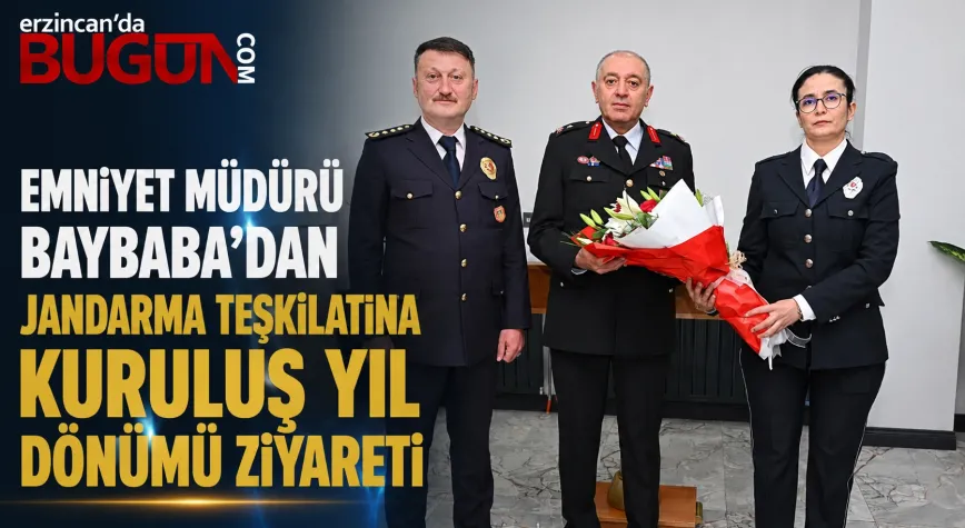 Emniyet Müdürü Baybaba’dan Jandarma Teşkilatına Kuruluş Yıl Dönümü Ziyareti