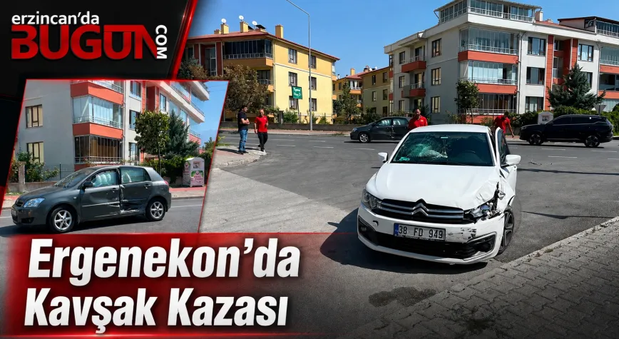 Ergenekon Mahallesi’nde Kavşak Kazası: 2 Yaralı