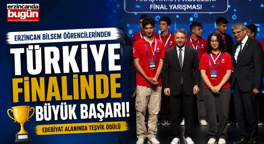 Erzincan BİLSEM Öğrencilerinden Türkiye Finalinde Önemli Başarı