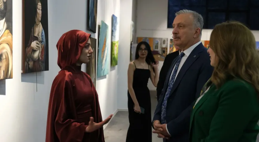 Erzincan Binali Yıldırım Üniversitesi’nde Mezuniyet Sergisi Açıldı