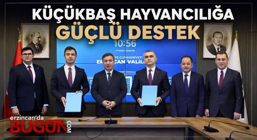 ERZİNCAN'DA KÜÇÜKBAŞ HAYVANCILIĞA GÜÇLÜ DESTEK