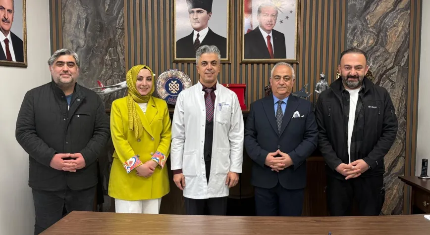 Erzincan Gazeteciler Cemiyeti’nden Başhekim Kuyrukluyıldız’a Ziyaret