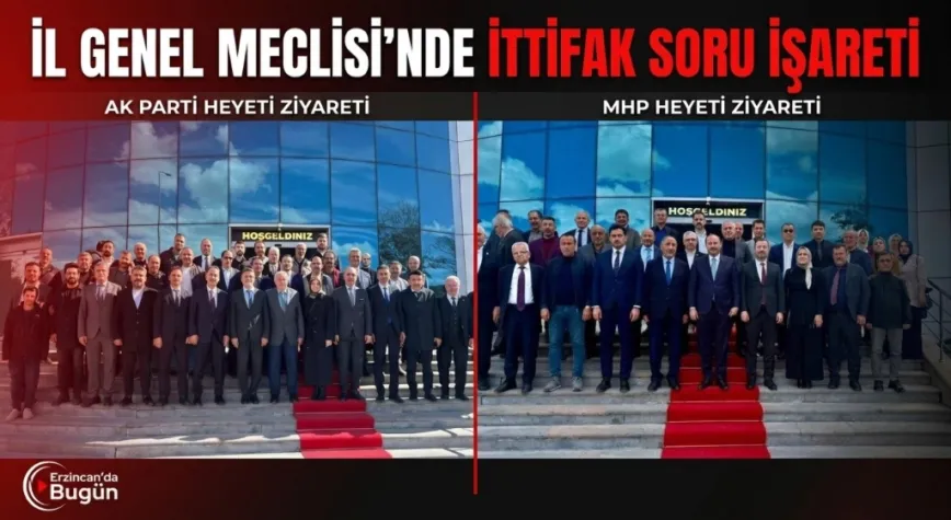 Erzincan İl Genel Meclisi’nde İttifak Soru İşareti: Ziyaretler Ayrı, İddialar Gündemde