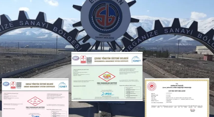 Erzincan OSB’den Çevre ve Enerjide Üçlü Başarı