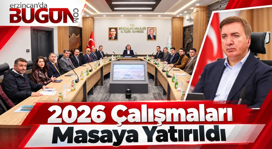 Erzincan’da 2026 Yılı Yatırımları Masaya Yatırıldı: 140 Kilometre Asfalt, 2 Bin Kilometre Yol Bakımı!