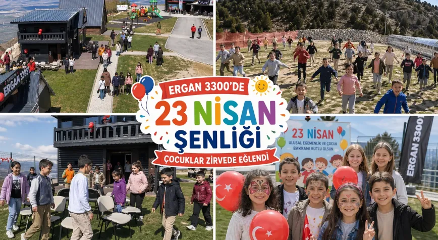 Erzincan’da 23 Nisan Coşkusu Ergan Dağı’nda Zirveye Taştı