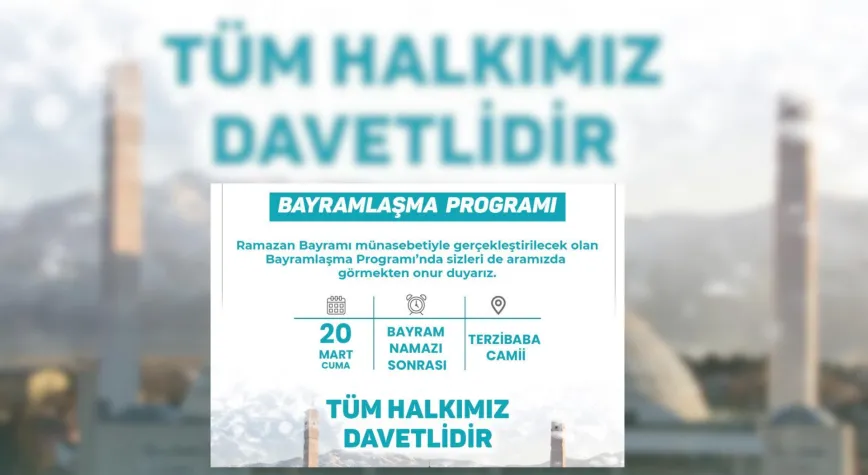 Erzincan’da Bayram Coşkusu Terzibaba Camii’nde Yaşanacak