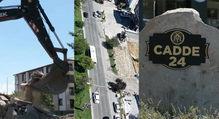 Erzincan’da Cadde 24 Yenileniyor
