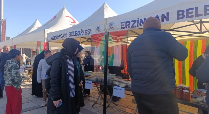 Erzincan’da Gazze İçin Dayanışma Kermesi