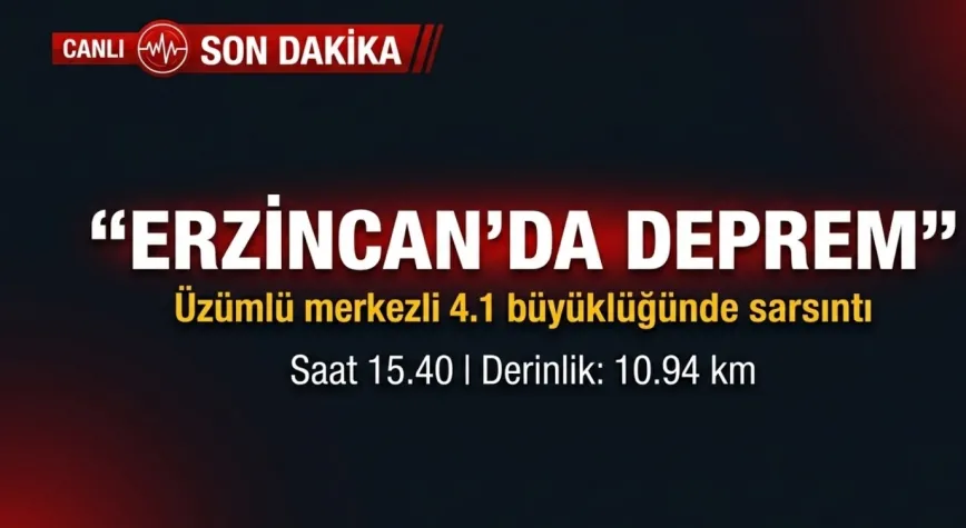Erzincan’da meydana gelen deprem kısa süreli paniğe neden oldu.