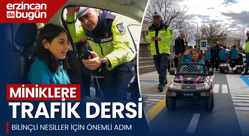 Erzincan’da Öğrencilere Trafik Bilinci Eğitimi Verildi