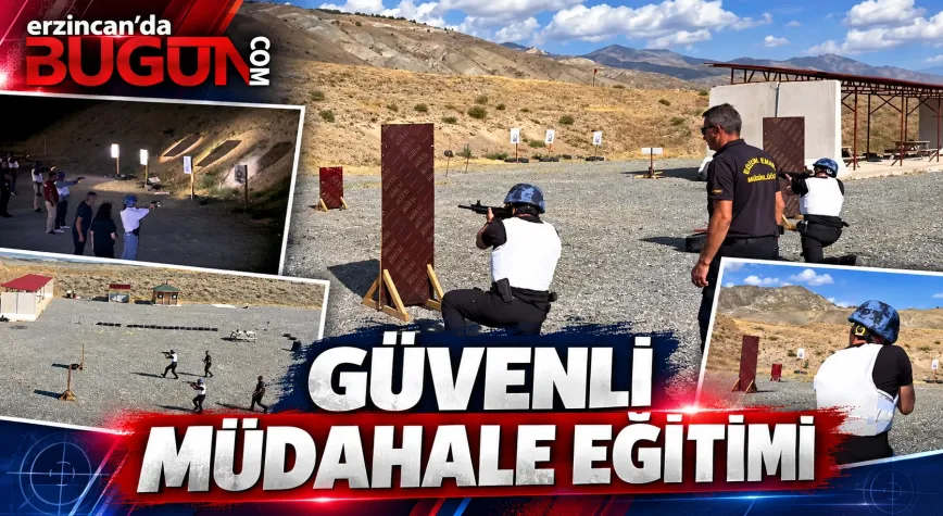 ERZİNCAN’DA POLİSLERE ACİL MÜDAHALE VE GÜVENLİ ARAMA EĞİTİMİ