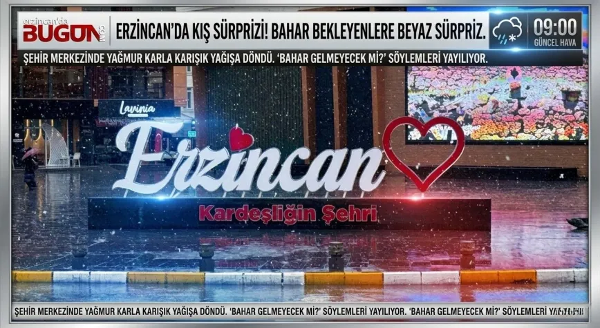 Erzincan’da "Kış" Gitmemekte Kararlı: Bahar Bekleyenlere Beyaz Sürpriz!