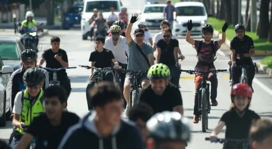 Erzincan’da Sağlık İçin Pedallar Çevrildi