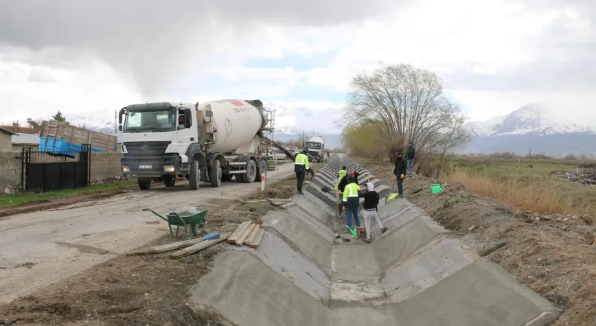 Erzincan’da Tarım İçin Kritik Yatırım: Sulama Kanalları Yenileniyor