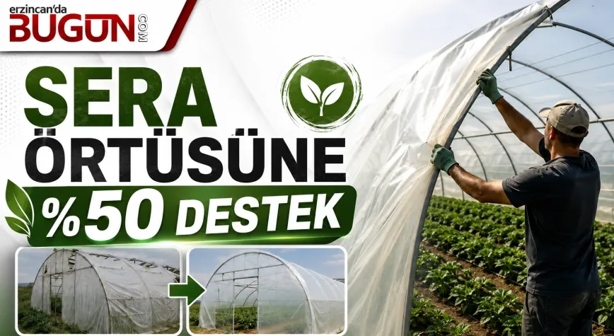 Erzincan’da Üreticilere Yüzde 50 Hibeli Sera Örtüsü Desteği