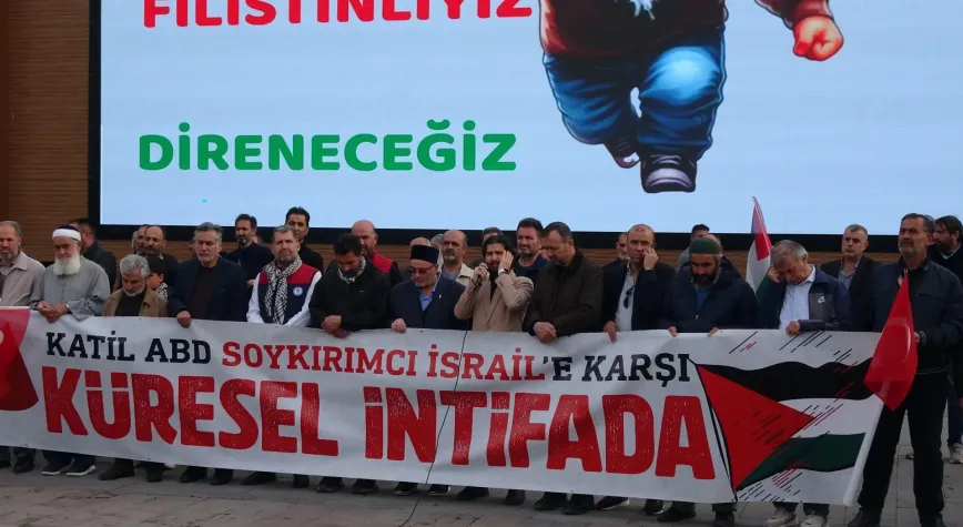 Erzincan’dan Gazze İçin Tek Yürek Tepki