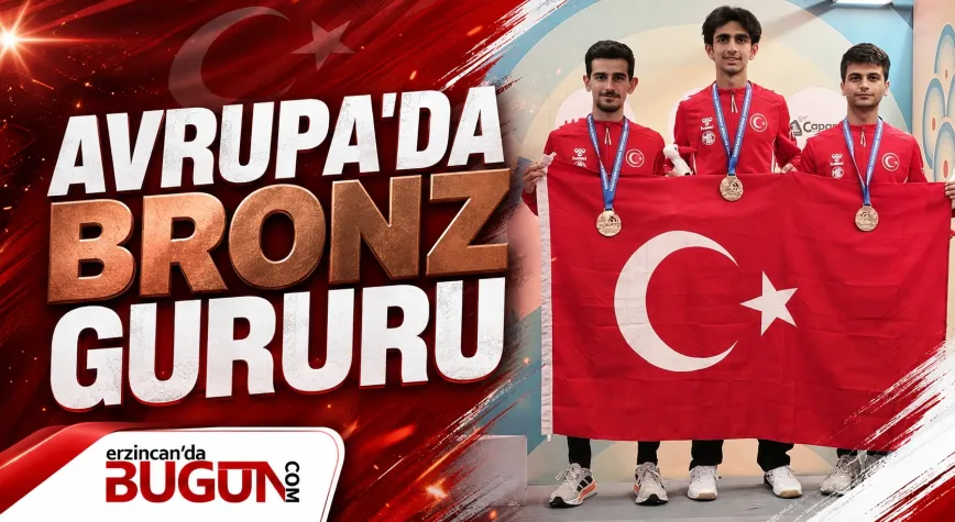 Erzincanlı Millî Sporcu Galip Berat Afal Avrupa Üçüncüsü Oldu