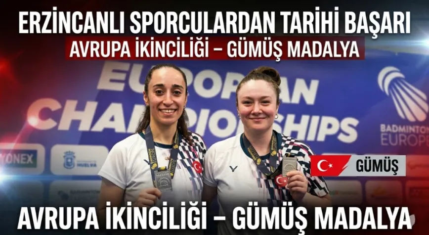Erzincanlı Milli Sporculardan Tarihi Başarı: Avrupa İkinciliği Geldi!