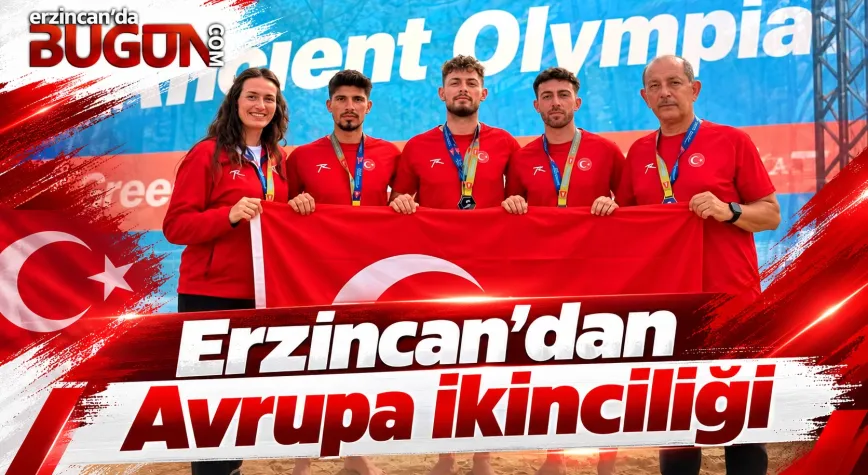 ERZİNCANLI MİLLİ SPORCULARDAN TARİHİ BAŞARI! AVRUPA İKİNCİSİ OLDULAR