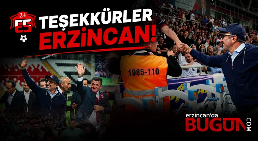 Erzincanspor'dan Teşekkür Mesajı: "Bu Şöleni Unutulmaz Kılan Sizlerdiniz"