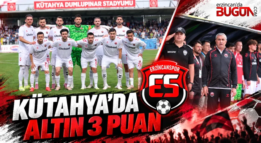 ERZİNCANSPOR KÜTAHYA’DA ŞEYTANIN BACAĞINI KIRDI! 3 PUAN BEKİRCAN’DAN GELDİ