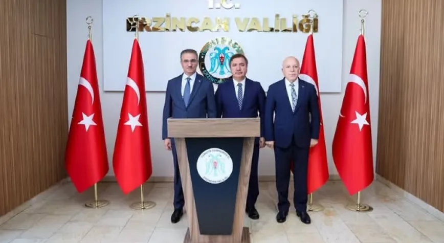 Erzurum Valisi Baruş ve Başkan Sekmen’den Erzincan Valisi Aydoğdu’ya Ziyaret