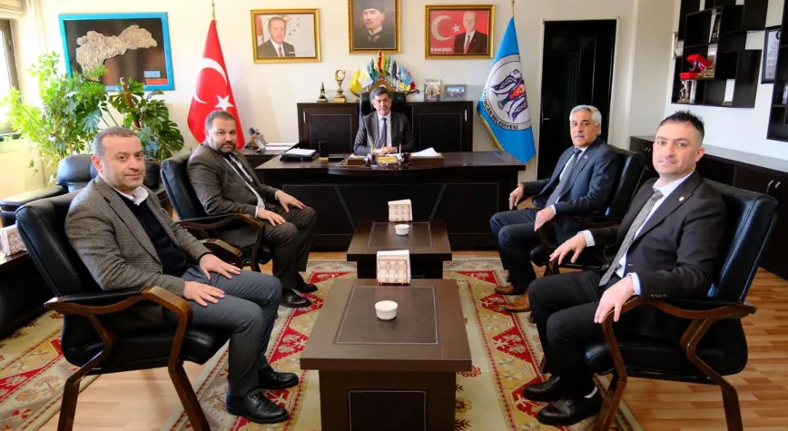 Hakem ve Gözlemciler Derneği Heyetinden Başkan Bekir Aksun’a Ziyaret