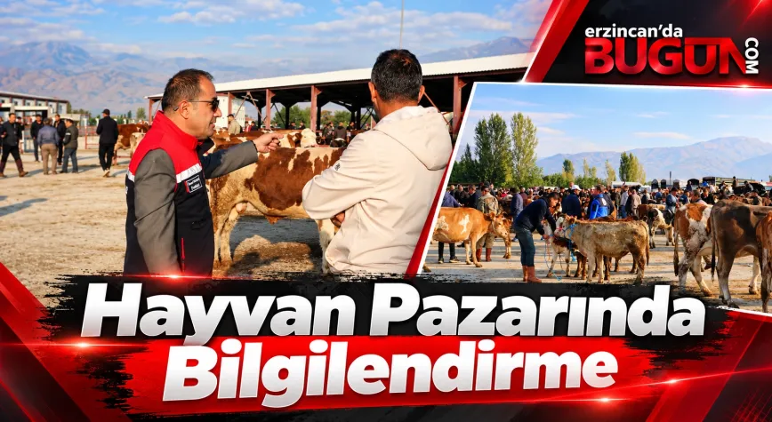 Hayvan Pazarında Yetiştiricilere Şap Aşısı Uyarısı