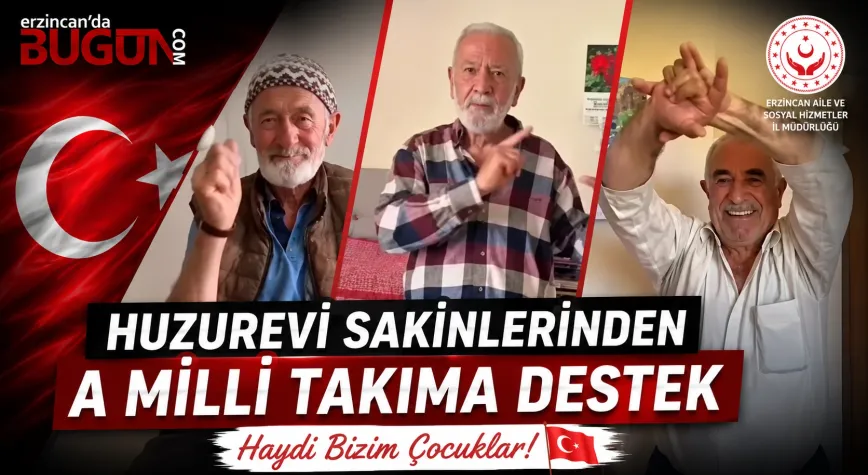 Huzurevi Sakinlerinden A Milli Takım’a Gönülden Destek