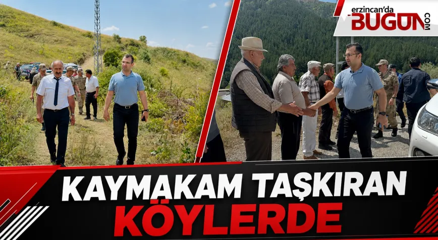 Kaymakam Taşkıran Köy ve Mezralarda Vatandaşlarla Buluştu