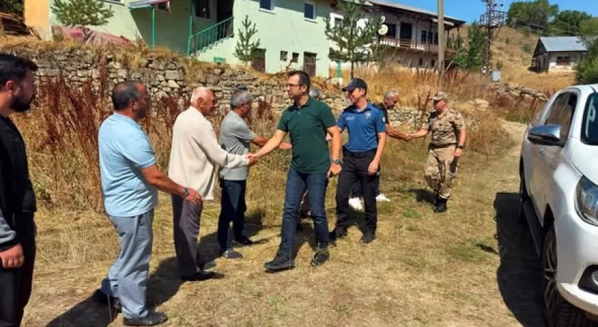 Kaymakam Taşkıran Refahiye Köylerini Ziyaret Etti