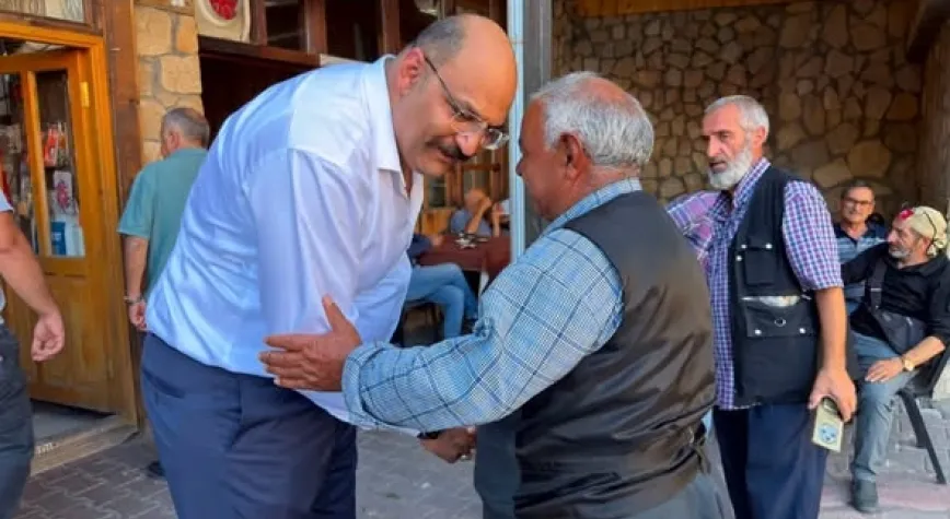 Kemaliye Belediye Başkanı Atmaca, esnafın talep ve sorunlarını dinledi