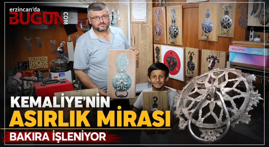 Kemaliye'nin Coğrafi İşaretli Kapı Tokmakları 6. Kuşak Ustanın Ellerinde Yaşatılıyor
