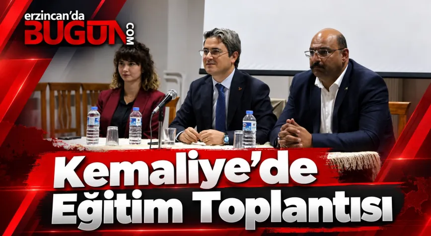Kemaliye’de Yeni Eğitim-Öğretim Yılı Değerlendirildi