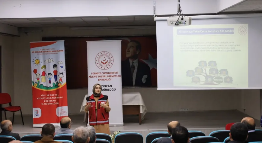 Erzincan’da Koruyucu Aile Modeli Tanıtımı Sürüyor