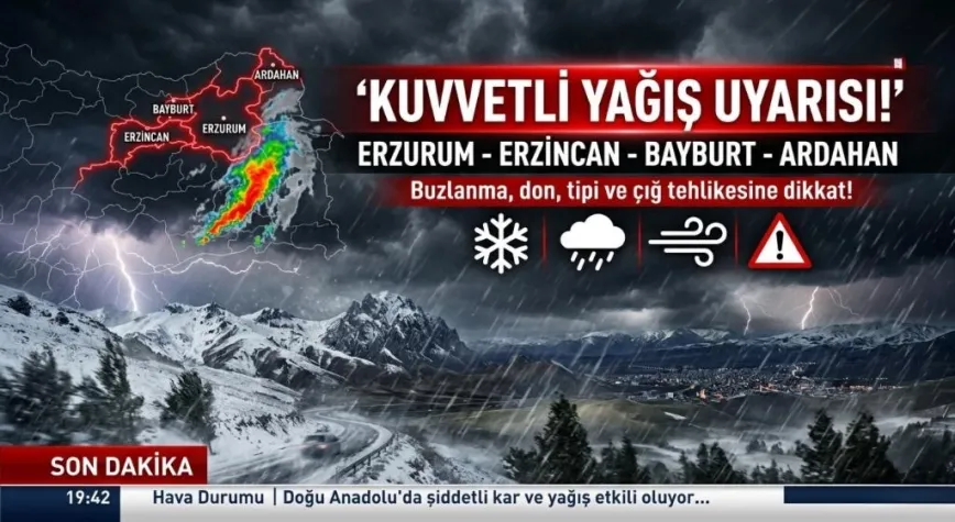 Meteoroloji Uyardı: Dört İl İçin Kuvvetli Yağış Alarmı