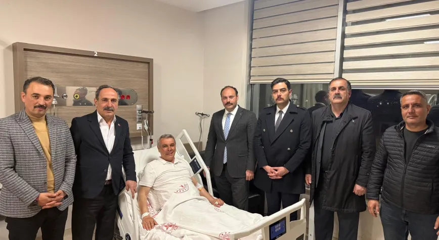 MHP İl Başkanı Özarslan’dan Başkan Bayram’a Geçmiş Olsun Ziyareti